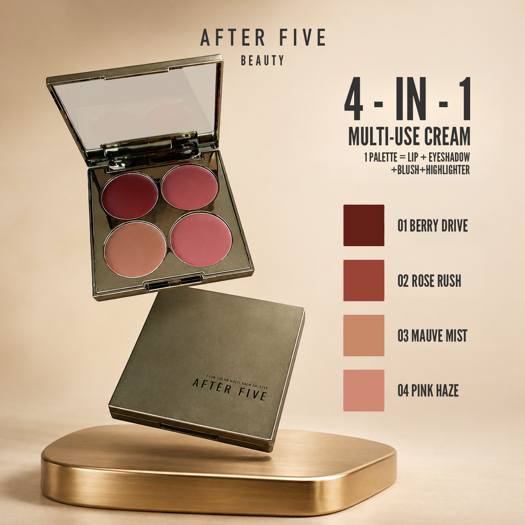 AFTERFIVE FOUR COLOR BLUSH TRAY