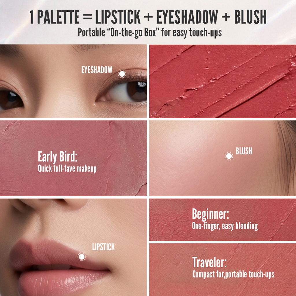 AFTERFIVE FOUR COLOR BLUSH TRAY