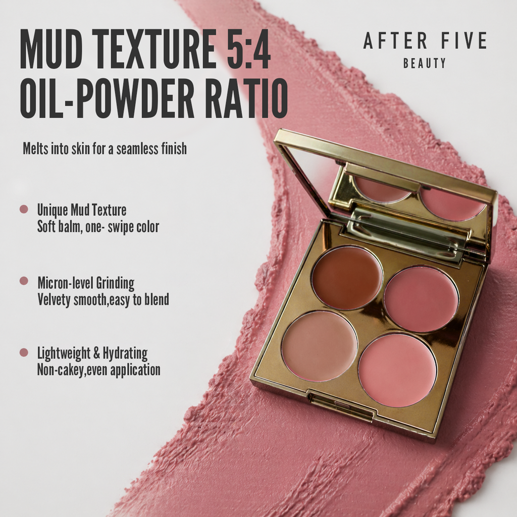 AFTERFIVE FOUR COLOR BLUSH TRAY